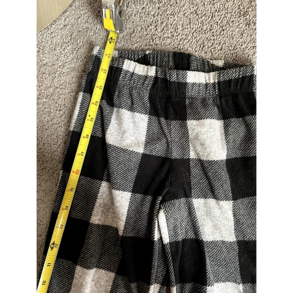 Boys Old Navy black/whit fleece pj pants, size XS/5 - Picture 5 of 6
